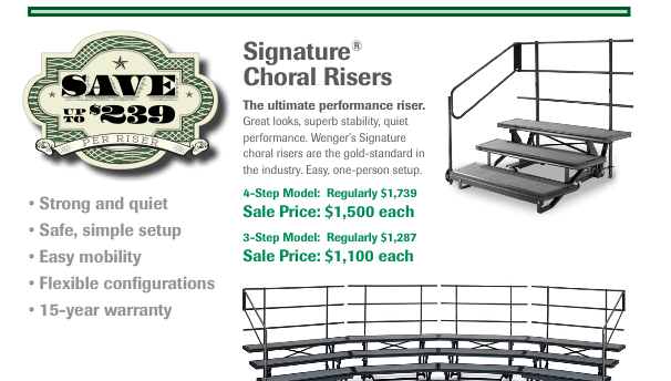 Signature Choral Risers