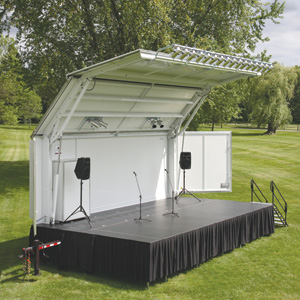Showmobile Mobile Stage and Canopy