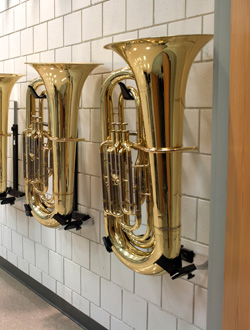Tuba and Sousaphone Wall Bracket