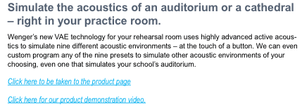 Simulate the acoustics of an auditorium or a cathedral - right in your practice room