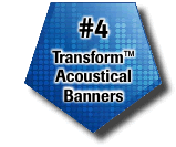 Transform Acoustical Banners