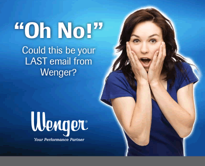 Oh No! Could this be your last email from Wenger?