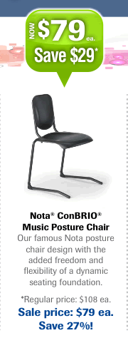Nota ConBRIO Music Posture Chair