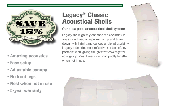 Legacy Classic Acoustical Shells