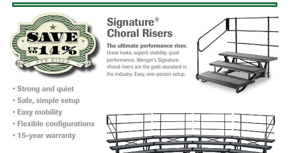 Signature Choral Risers