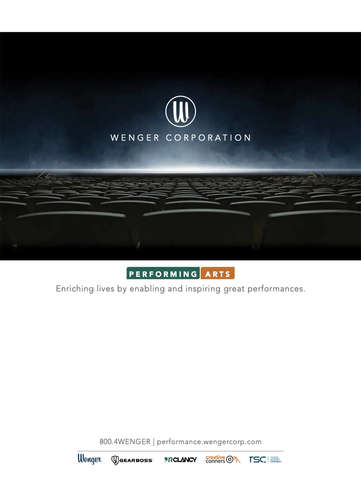 Wenger Performing Arts Catalog