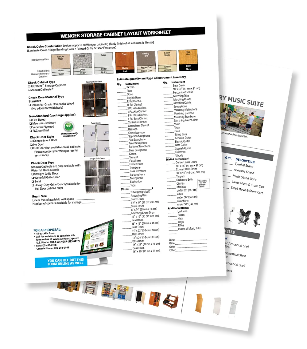 Music Suite Checklists