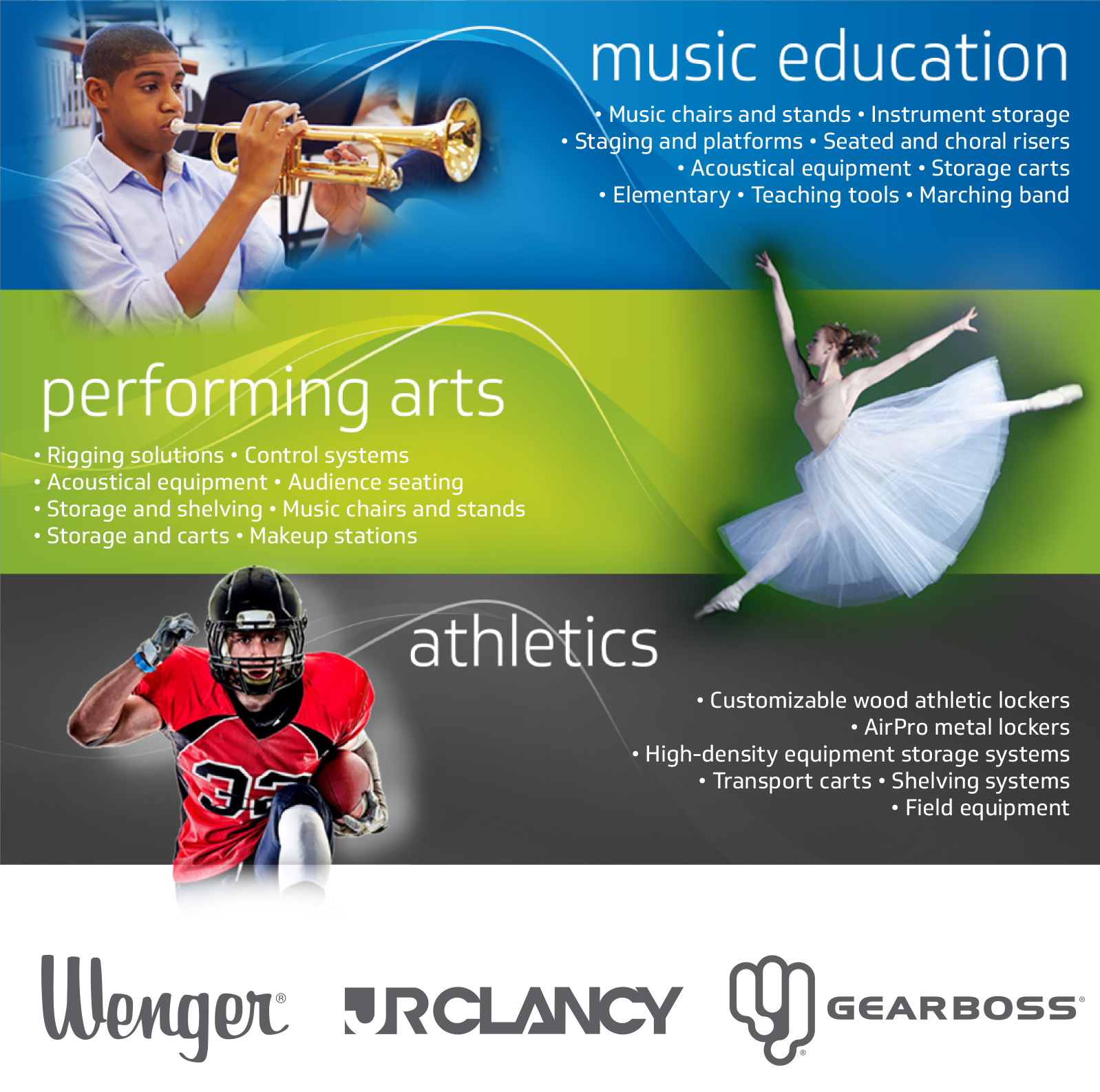 Wenger Music Education | Performing Arts | Athletics