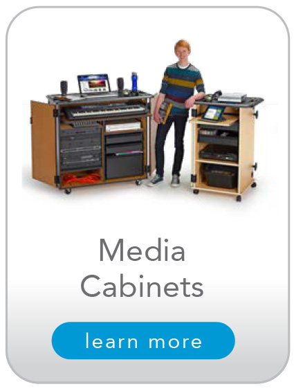 media cabinets