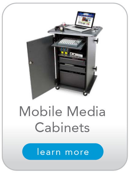 media cabinets