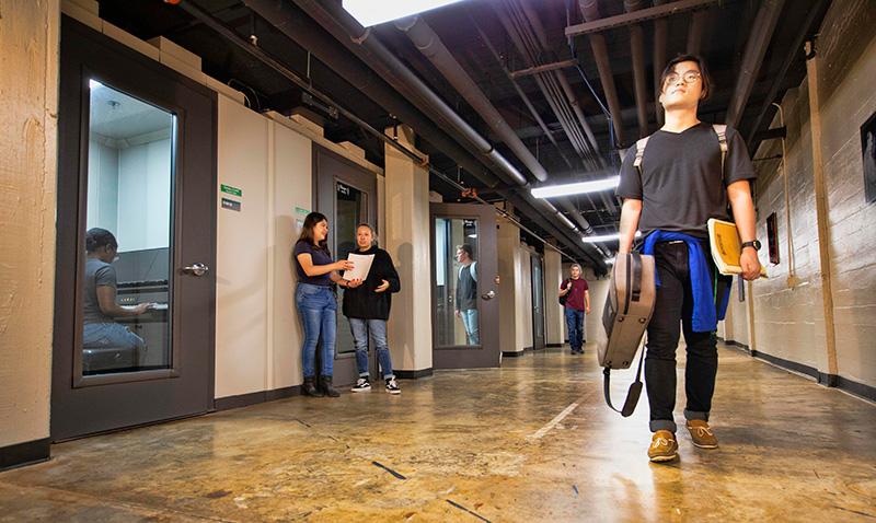 University of North Texas Hallway