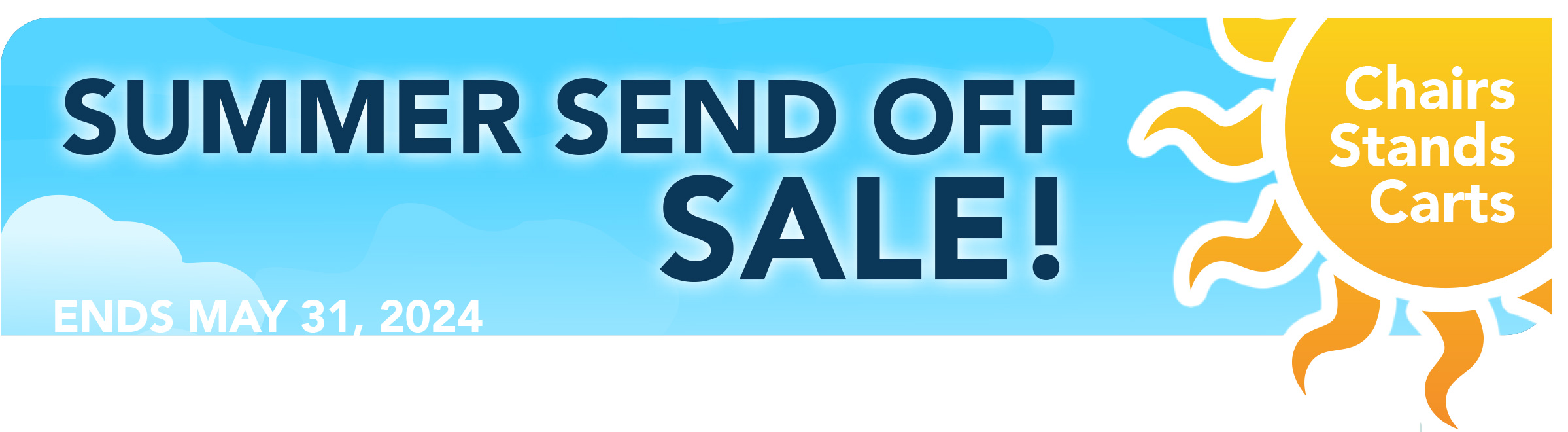 SUMMER SEND OFF SALE! ENDS MAY 31, 2024 Wenger Corporation