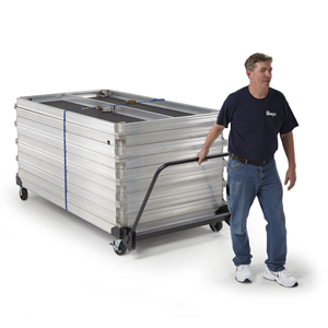 StageTek Staging Horizontal Storage Cart