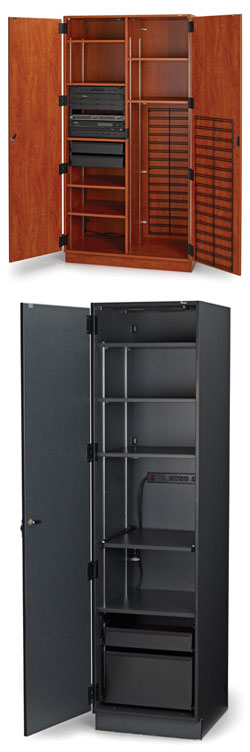 Fixed Media Storage Cabinets Wenger Corporation