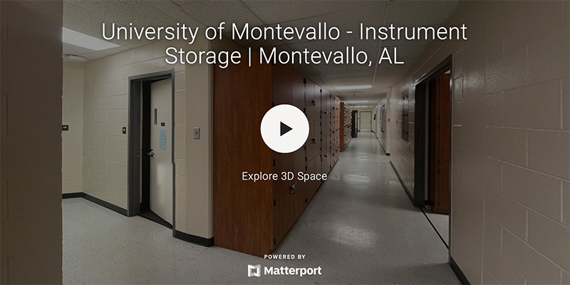 University of Montevallo – Instrument Storage
