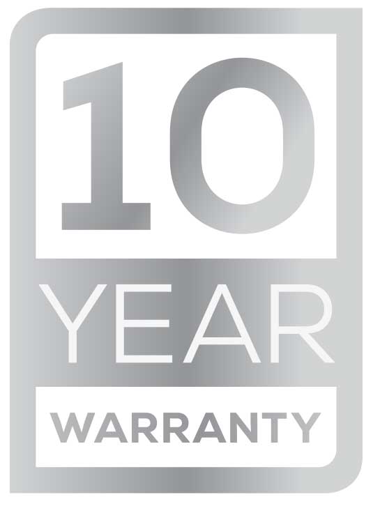 10-year warranty