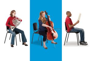 Why are posture chairs important for musicians?