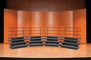 choir risers and acoustic shells for school choir performaces