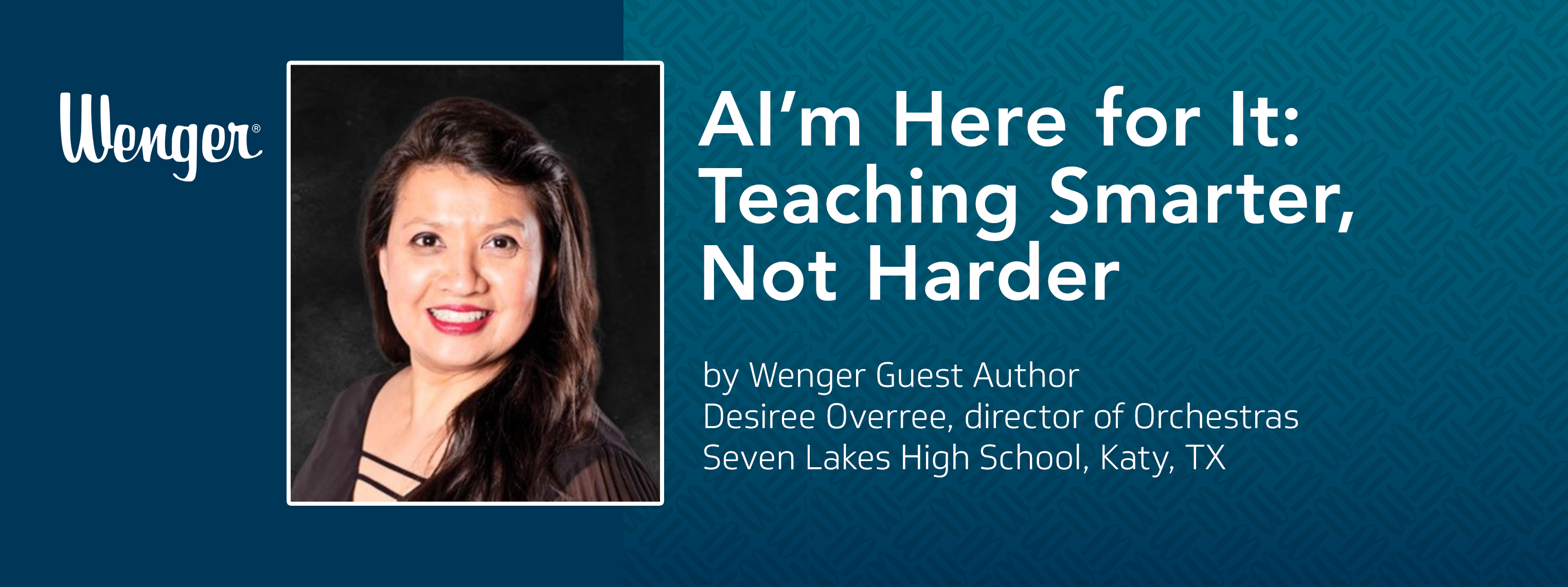 AI’m Here for It: Teaching Smarter, Not Harder - Wenger Teacher Resources